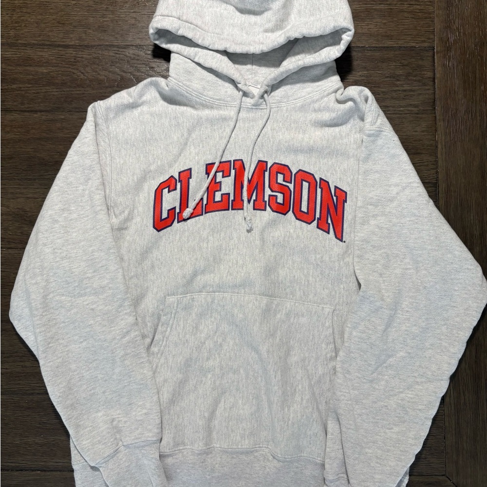Champion Gray Collegiate Sweatshirt Hoodie